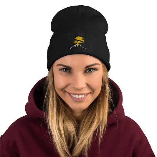 Uni-sex Embroidered Beanie