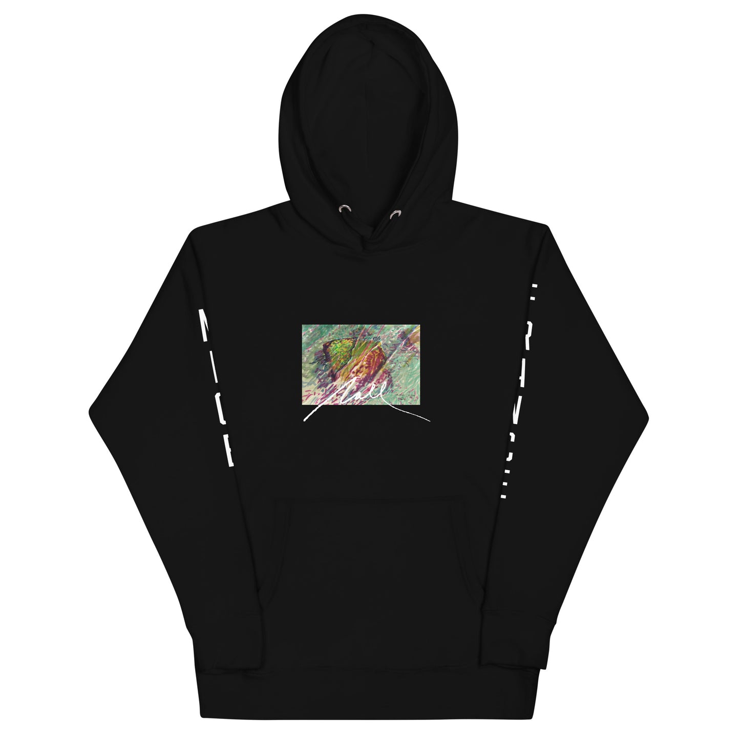 NALL Watercolor Hoodie (Nice,France on Sleeves)