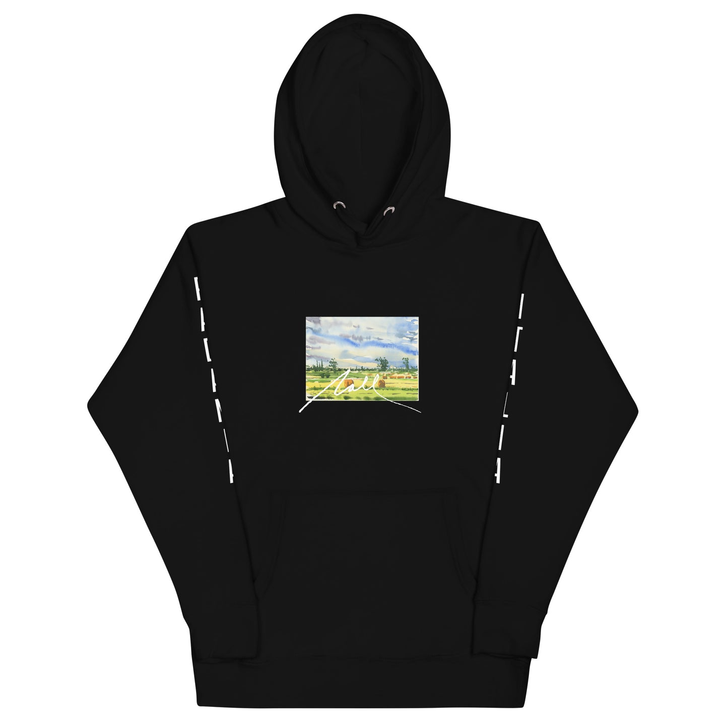 NALL Watercolor Hoodie (Padania, Italia on Sleeves)