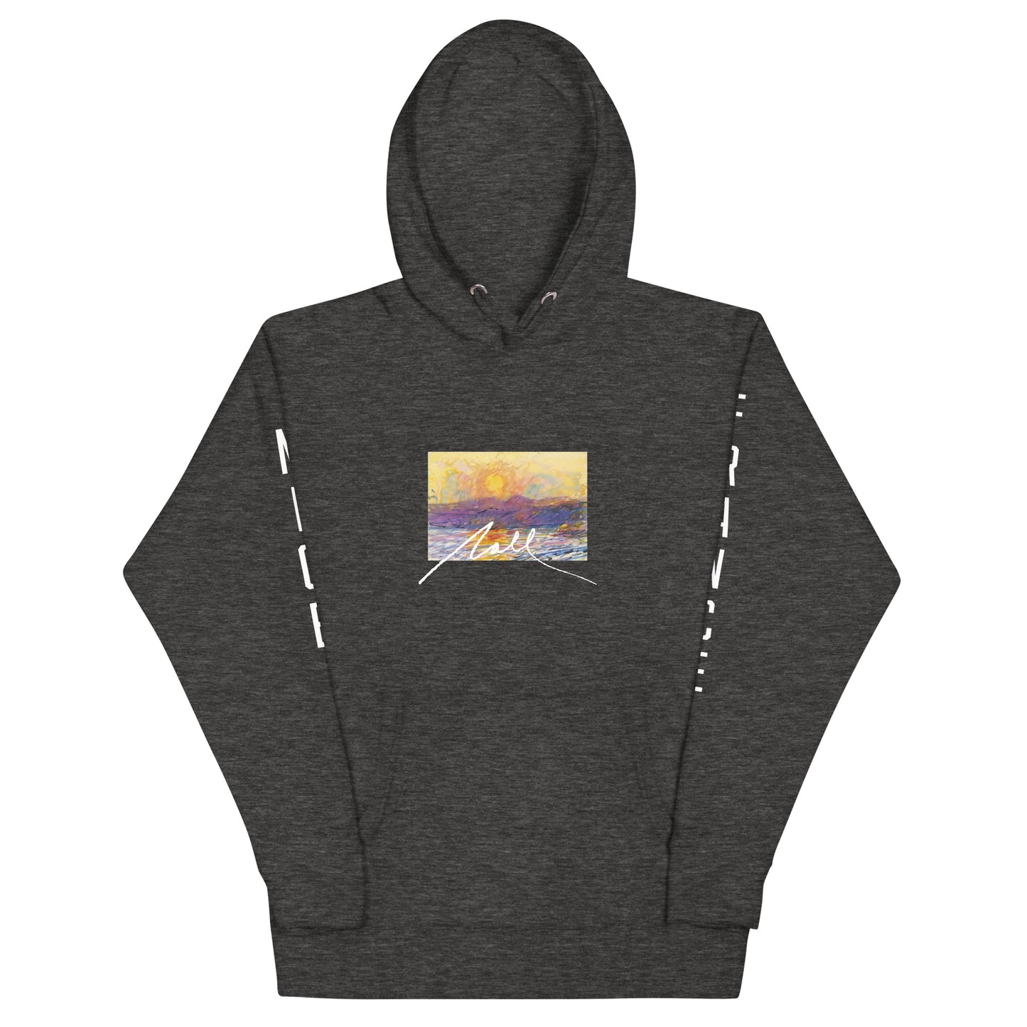 NALL Watercolor Hoodie (Nice,France on Sleeves)