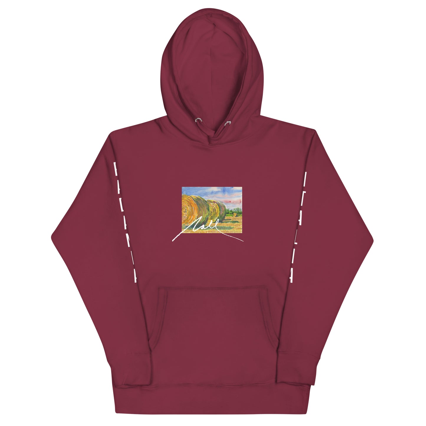 NALL Watercolor Hoodie (Padania, Italia on Sleeves)