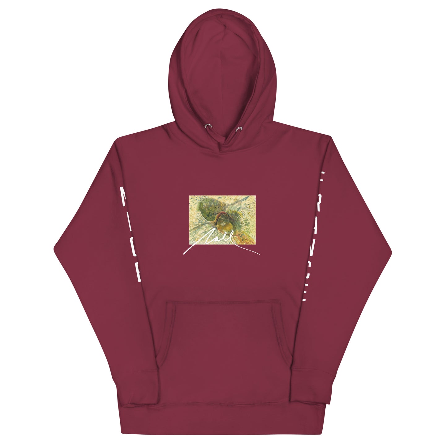 NALL Watercolor Hoodie (Nice,France on Sleeves)