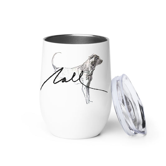 Nall Dog Signature (Wine tumbler)